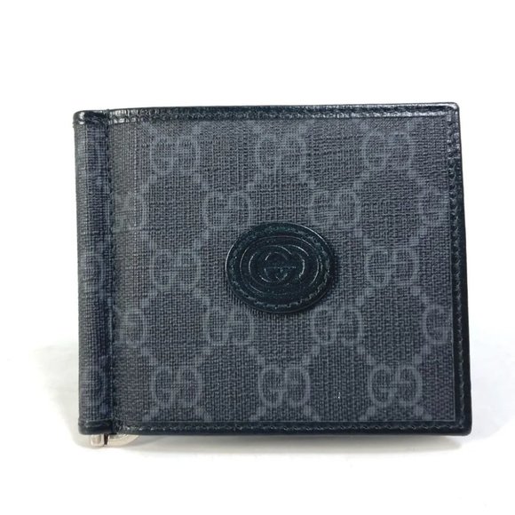 GUCCI GG money clip Interlocking G Card Case Wallet Japan limited - Picture 1 of 10